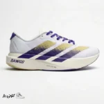 کتونی خارجی مردانه آدیداس آدیزیرو سفید بنفش طلایی adidas Adizero Evo SL Washington JQ4578