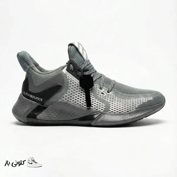 کتونی خارجی مردانه آدیداس آلفابونس طوسی adidas AlphaBounce Instinct