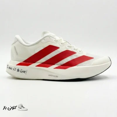 کتونی خارجی مردانه آدیداس آدیزیرو سفید قرمز adidas Adizero Evo SL JS1182