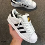کتونی خارجی یونیسکس آدیداس سوپر استار سیاه سفید adidas super star