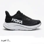 کتونی خارجی یونیسکس هوکا کلیفتون 10 مشکی سفید Hoka Clifton 10 Black White