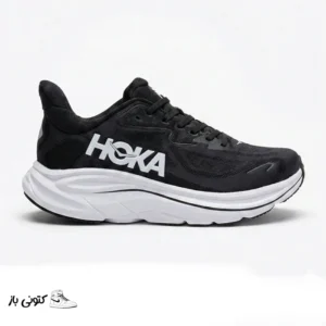 کتونی خارجی یونیسکس هوکا کلیفتون 10 مشکی سفید Hoka Clifton 10 Black White
