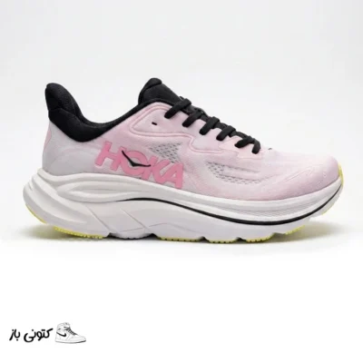 کتونی خارجی زنانه هوکا کلیفتون 10 صورتی روشن Hoka Clifton 10 Carnation Starlight Glow 1162031-CTNS