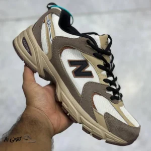 کتونی خارجی یونیسکس نیوبالانس 530 قهوه‌ای شتری New Balance 530 Brown Tan