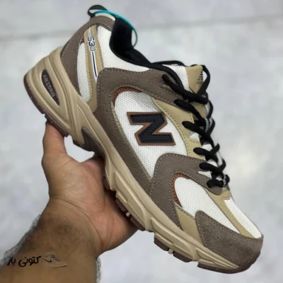 کتونی خارجی یونیسکس نیوبالانس 530 قهوه‌ای شتری New Balance 530 Brown Tan
