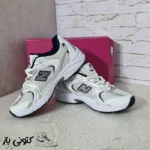 کفش و کتونی نیوبالانس 530 سفیدسرمه ای (272)