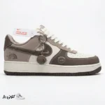 کتونی خارجی مردانه نایک ایرفورس وان نورث فیس موکا سفید Nike Air Force 1 The North Face Mocha