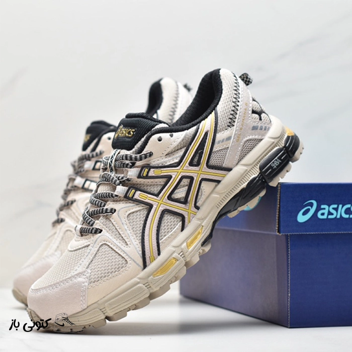 asics-gel-kahana-8-mens-outdoor-sneakers-crem-yellow-11 کتونی خارجی مردانه اسیکس ژل کاهانا ASICS GEL-KAHANA 8 - تصویر 1