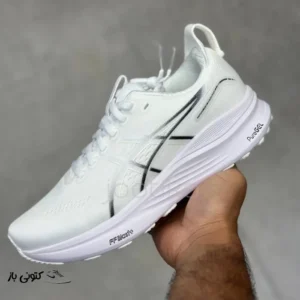کتونی خارجی زنانه اسیکس ژل کایانو 32 سفید ASICS Gel-Kayano 32 White Pure Silver