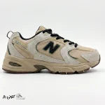 کتونی خارجی زنانه نیوبالانس 530 کرم بژ مشکی New Balance MR530SND