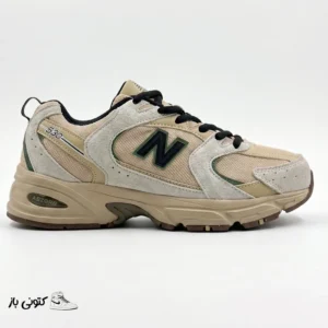 کتونی خارجی زنانه نیوبالانس 530 کرم بژ مشکی New Balance MR530SND
