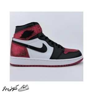 کتونی خارجی مردانه جردن ساقدار قرمز Jordan 1 Ruby
