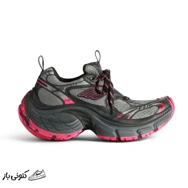 کتونی خارجی زنانه بالنسیاگا تن ایکس ال ترینرز Balenciaga 10xl Trainers in Black pink