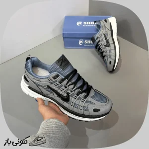 کتونی نایک جردن لو p-6000 مردانه طوسی مشکی آبی