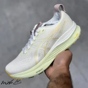 کتونی خارجی زنانه اسیکس ژل کایانو 32 ASICS Gel-Kayano 32 White/Orange Glow