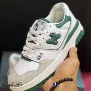 کتونی خارجی یونیسکس نیوبالانس 550 New Balance 550 White Green