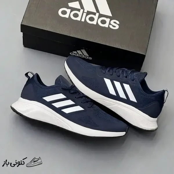 کتونی خارجی یونیسکس آدیداس کلود فوم سرمه ای Adidas Cloudfoam