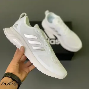کتونی خارجی یونیسکس آدیداس کلود فوم سفید Adidas Cloudfoam