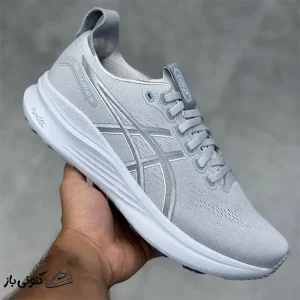 کتونی خارجی یونیسکس اسیکس ژل کایانو 32 طوسی روشن ASICS Gel-Kayano 32 Piedmont Grey Gravel
