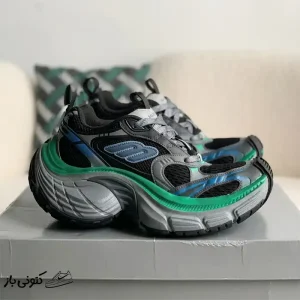 کتونی خارجی مردانه بالنسیاگا تن ایکس ال ترینرز Balenciaga 10xl Trainers in Black/Blue/Green