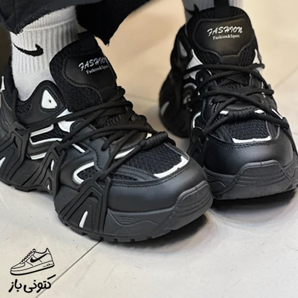 کتونی زنانه بالنسیاگا بندی مشکی
