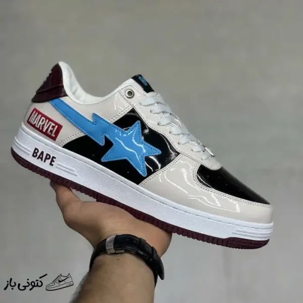 کتونی خارجی مردانه بیپ استا مارول راکت راکون Bape Sta Marvel Rocket Raccoon