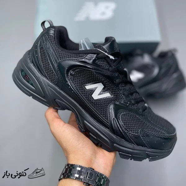 کتونی خارجی یونیسکس نیوبالانس 530 مشکی New Balance 530 Black