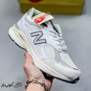 کتونی خارجی مردانه نیوبالانس New Balance 990 v3 MiUSA Teddy Santis Sea Salt