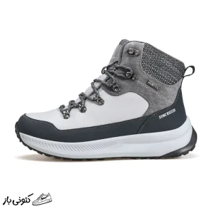 کتونی خارجی کوهنوردی مردانه هامتو طوسی مدل HUMTTO 230883A-3 humtoo grey boots for men