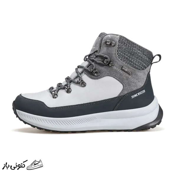 کتونی خارجی کوهنوردی مردانه هامتو طوسی مدل HUMTTO 230883A-3 humtoo grey boots for men