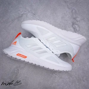 کتونی خارجی یونیسکس آدیداس کلود فوم Adidas Cloudfoam سفید نارنجی