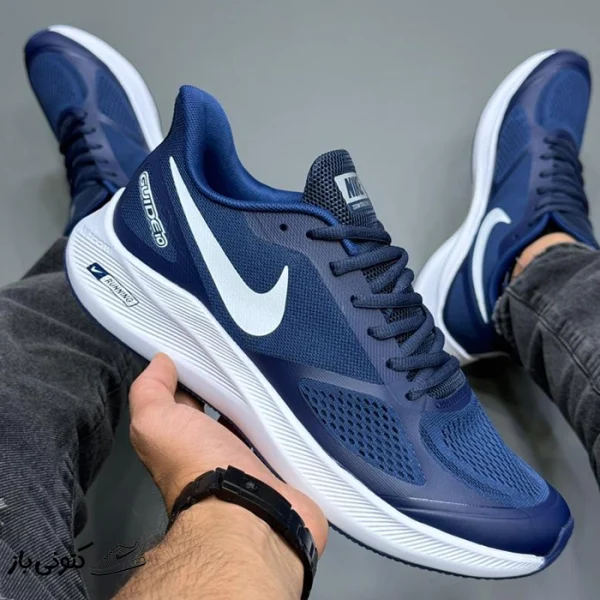 کتونی خارجی یونیسکس نایک رانینگ ایرزوم وین فلو NIKE AIR ZOOM WINFLO 7X سرمه ای