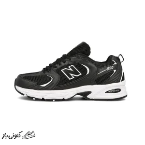 کتونی خارجی یونیسکس نیوبالانس 530 مشکی سفید New Balance 530