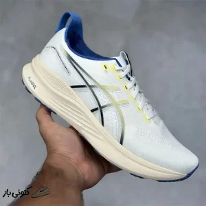 کتونی خارجی یونیسکس اسیکس ژل کایانو 32 GEL-KAYANO 32 Cream/Denim Blue