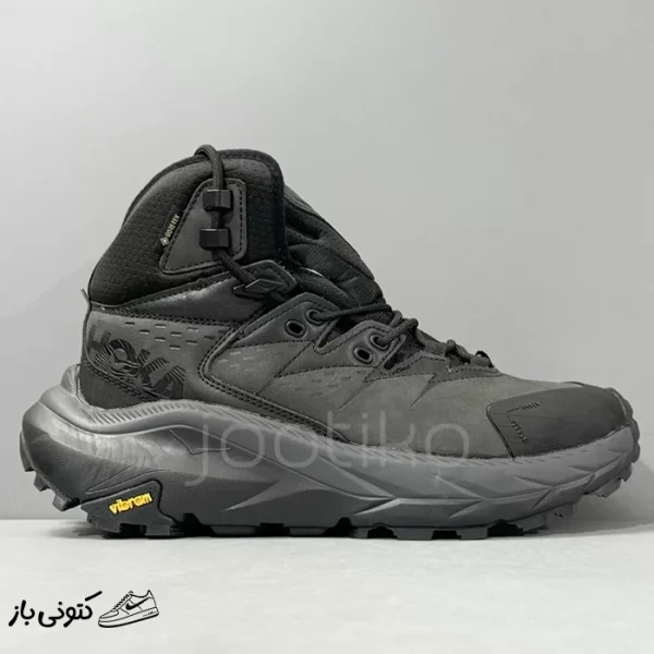 کتونی خارجی مردانه کوهنوردی هوکا گورتکس Hoka Kaha 2 High GTX Black مشکی