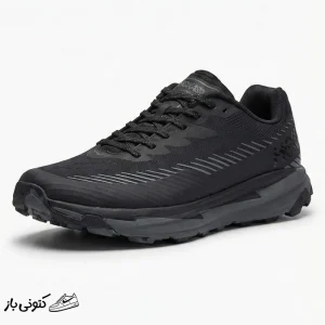 کتونی خارجی مردانه هوکا تورنت 2 مشکی طوسی Hoka Torrent 2 Black Gray