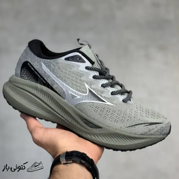 کتونی خارجی مردانه کفش میزانو استرو پلاس سبز زیتونی Mizuno Astro Plus Olive Green