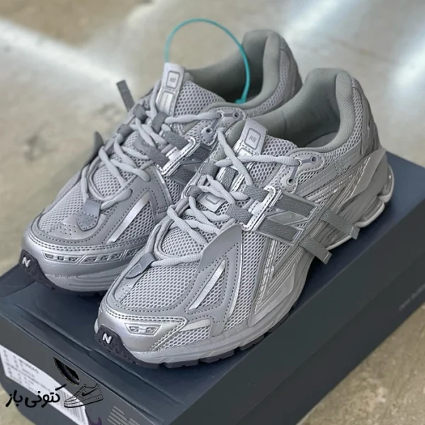 کتونی خارجی مردانه نیوبالانس New Balance 1906A Concrete Silver Metallic کانکریت سیلور متالیک