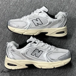 کتونی خارجی زنانه نیوبالانس New Balance 530 Silver Cream کرم نقره ای
