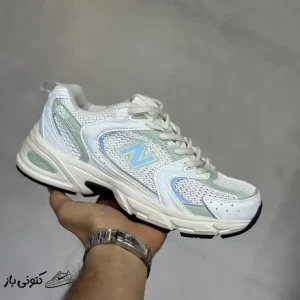 کتونی خارجی زنانه نیوبالانس 530 سفید سبز New Balance
