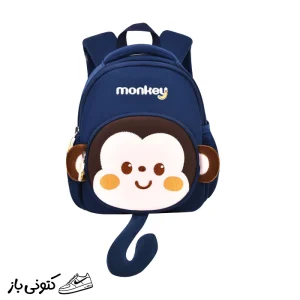کیف بچه گانه کوله پشتی طرح میمون اولنگ 6160