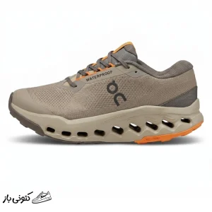 کتونی خارجی مردانه آن رانینگ کلودسرفر تریل خاکی نارنجی On Running Cloudsurfer Trail 2