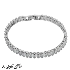 دستبند زنانه استیل مدل تنیسی کد 1