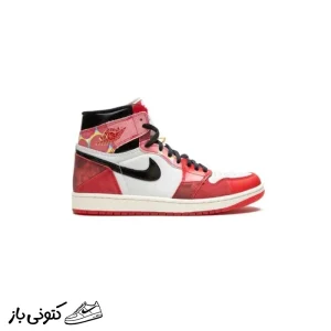 کتونی خارجی یونیسکس نایک جردن وان رترو اسپایدرمن Jordan 1 Spider-Man Across the Spider-Verse