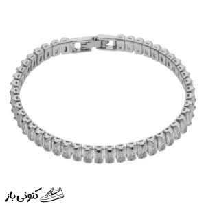 دستبند زنانه تنیسی استیل کد 10