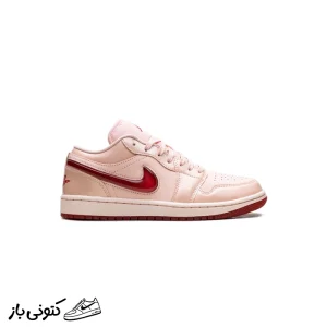 کتونی خارجی زنانه جردن وان صورتی ولنتاین Jordan 1 Low SE ‘Valentine’s Day